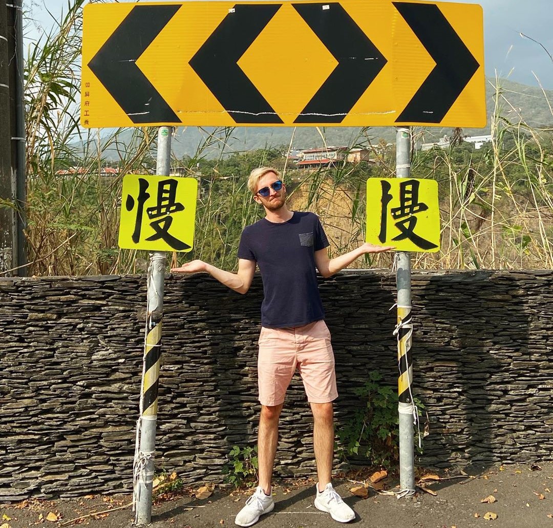 居住在台湾的法国网红路易。（图片来源：bonjour.louis/Instagram）