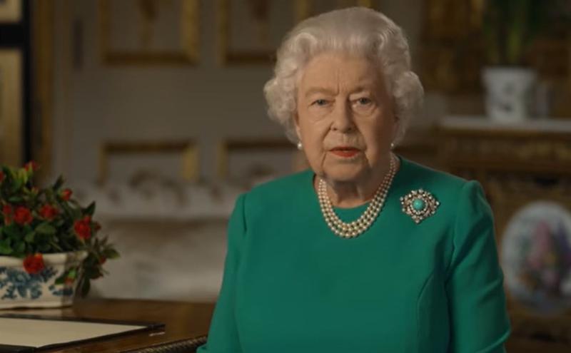 英国女王伊丽莎白二世发表特别演说。