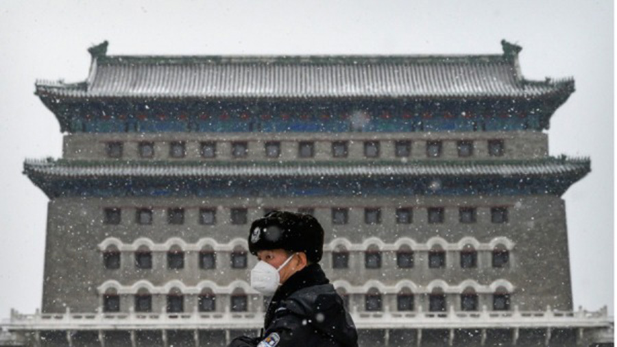 中国“Covid-19”病毒打乱一带一路布局。（图片来源：Kevin Frayer/Getty Images）