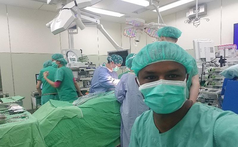 埃塞俄比亚医师艾耶勒（图片来源：台湾国际医疗卫生人员训练中心提供/中央社）