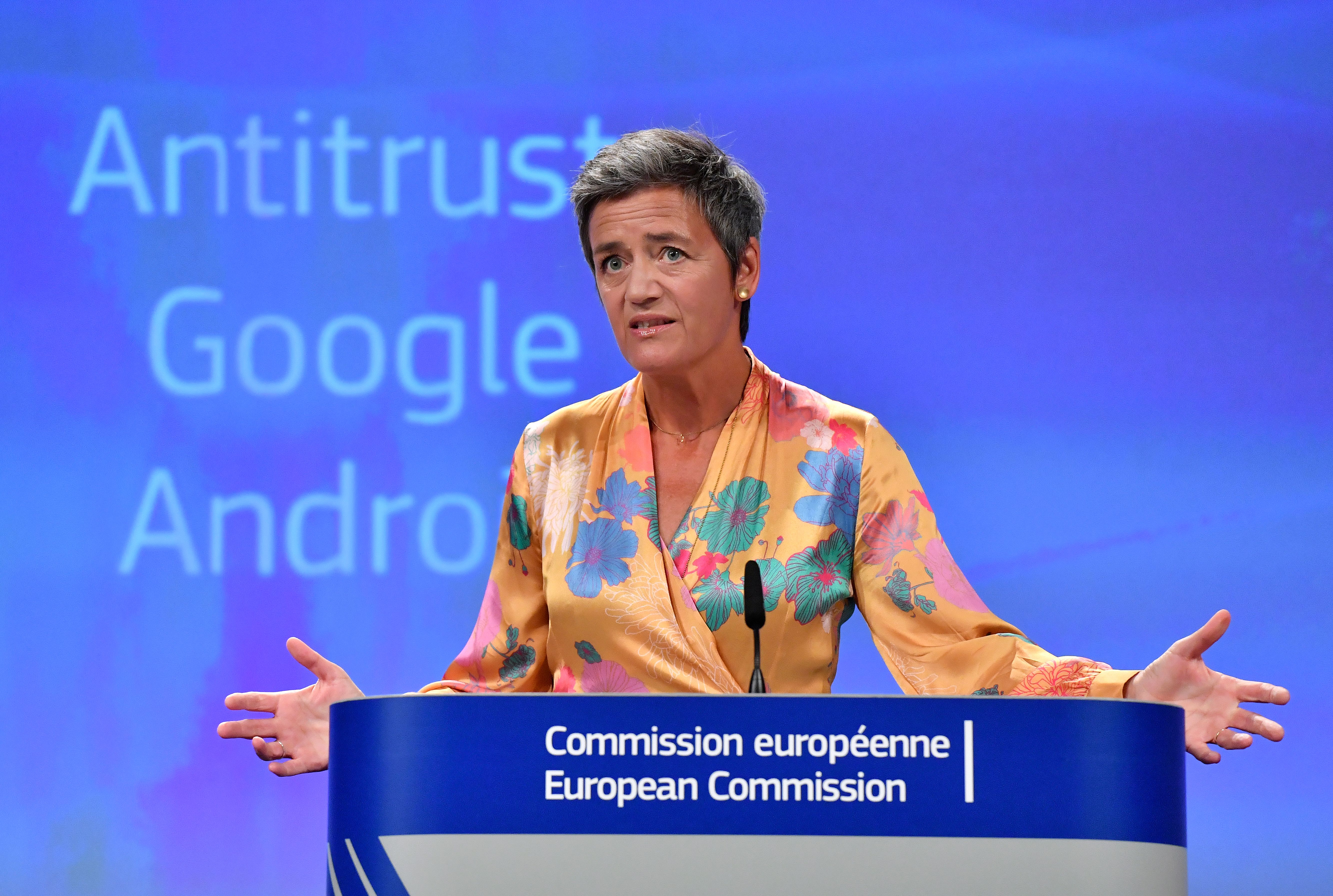 欧盟竞争事务专员Margrethe Vestager