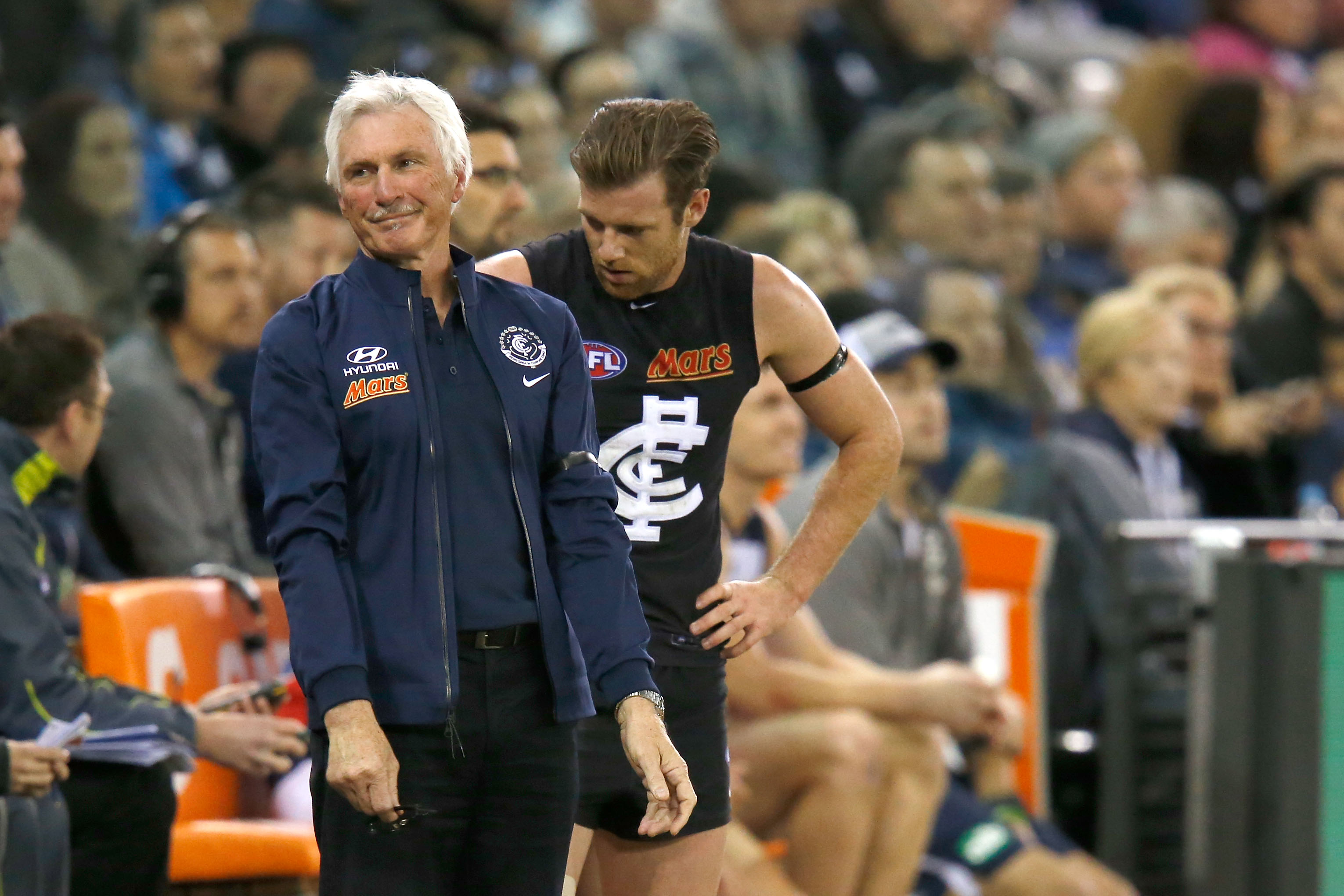 AFL传奇式人物米克·马尔豪斯（Mick Malthouse）
