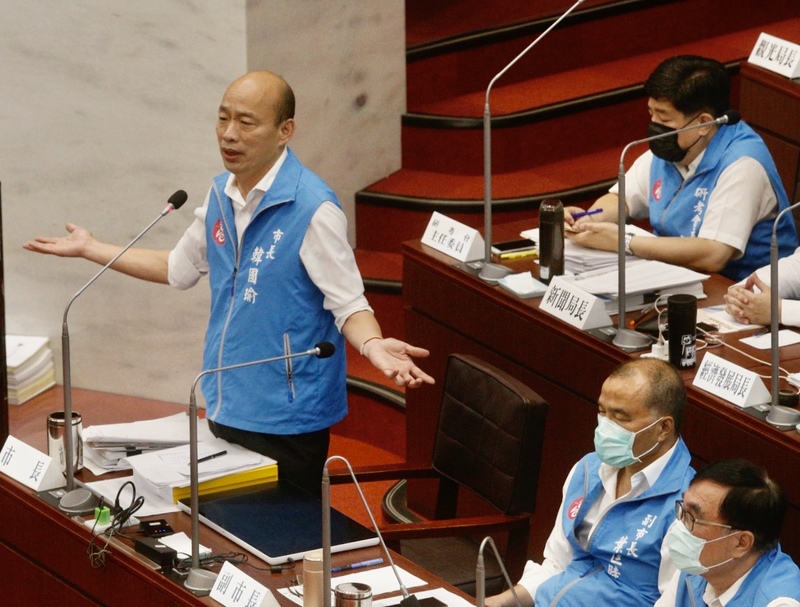 罢免投票倒数 韩国瑜议会施政报告备询