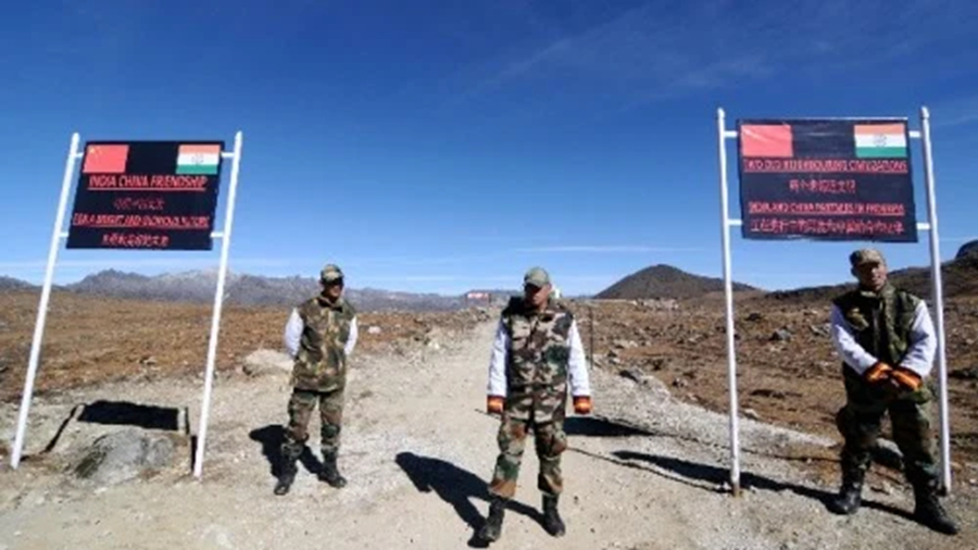 近期在中印边境，中国与印度军队持续发生冲突对峙局面。图为中印边境。（图片  来源：Getty Images）