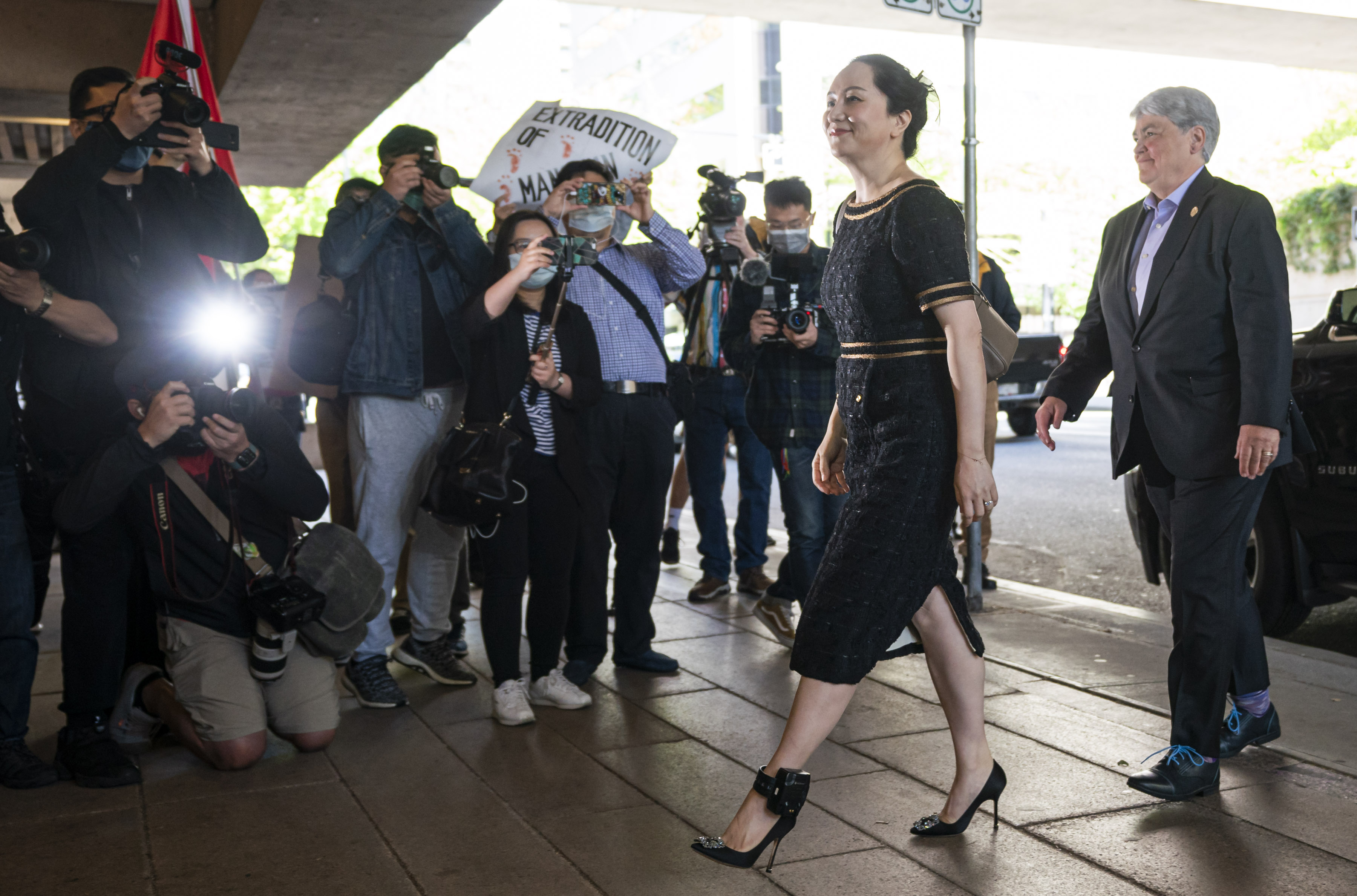 孟晚舟 (图片来源： RichLam/Getty Images)