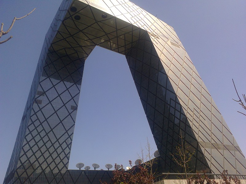 中国央视大楼（图片来源：消魂瘦之初恋，wiki， CC BY-SA 3.0）