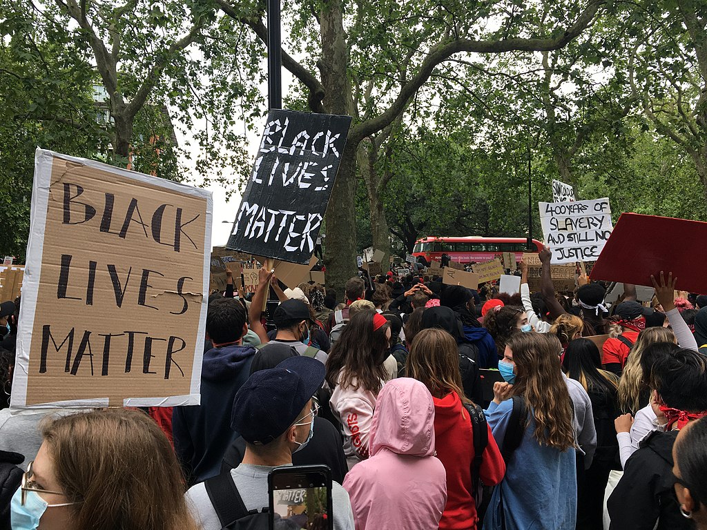 英国,伦敦,反种族主义
