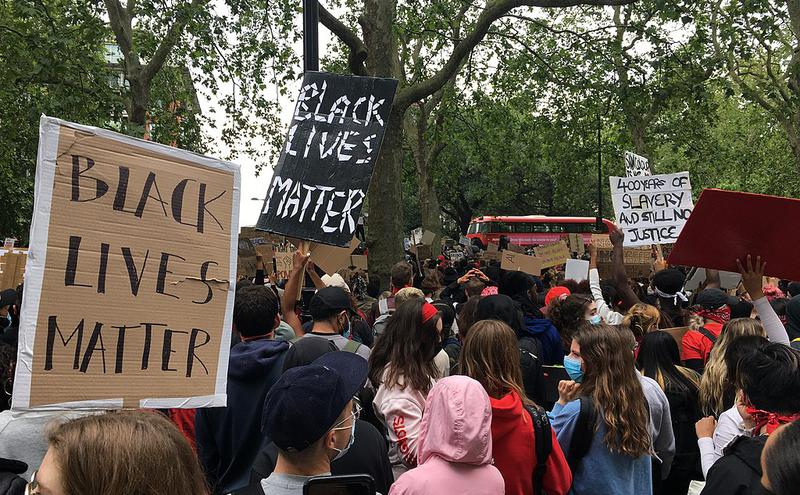 英国,伦敦,反种族主义