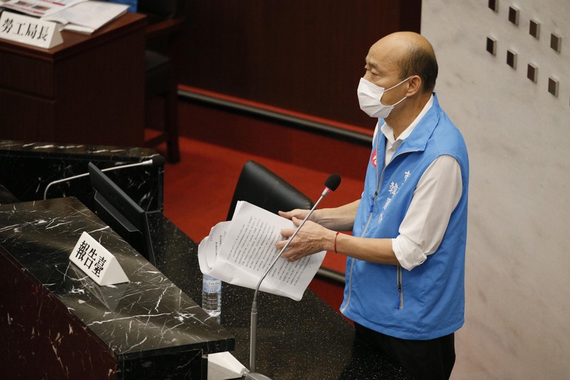 市长韩国瑜（ 图）施政报告及备询