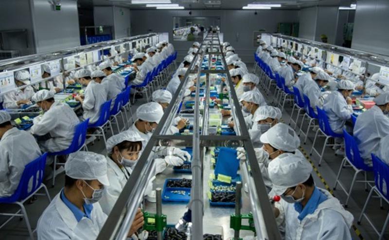 武汉肺炎爆发后，西方国家多国已有意将供应链撤出中国，并留预算协助撤离厂房。（图片来源：Kevin Frayer/Getty Images）