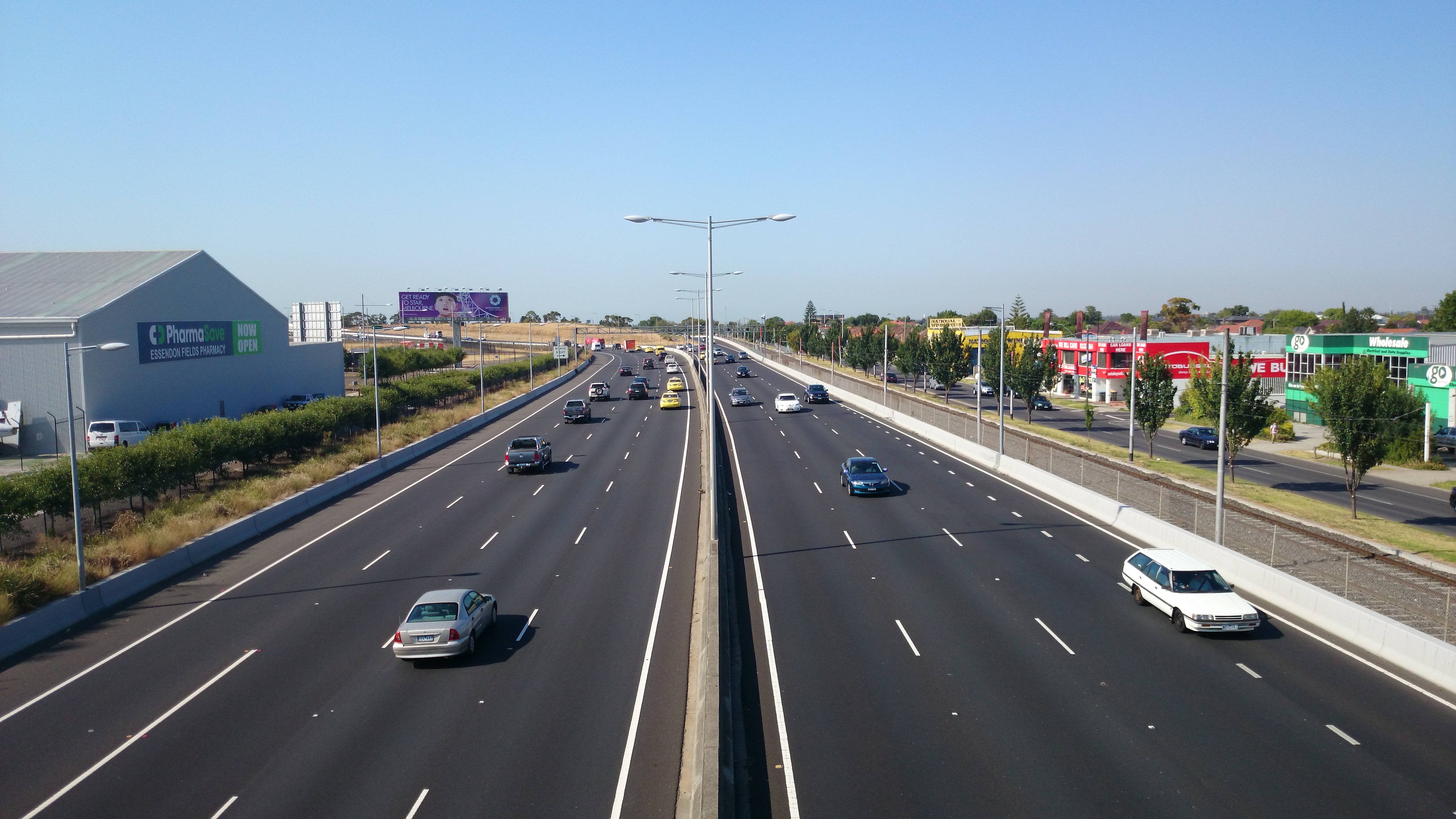 墨爾本Tullamarine freeway高速公路
