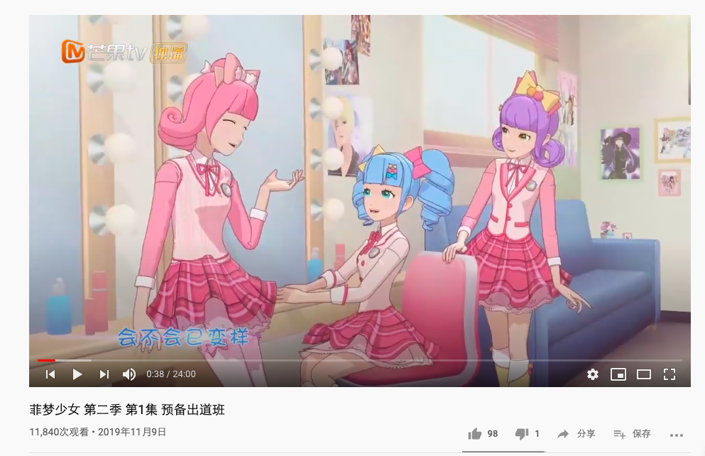 中国动画片《菲梦少女2》