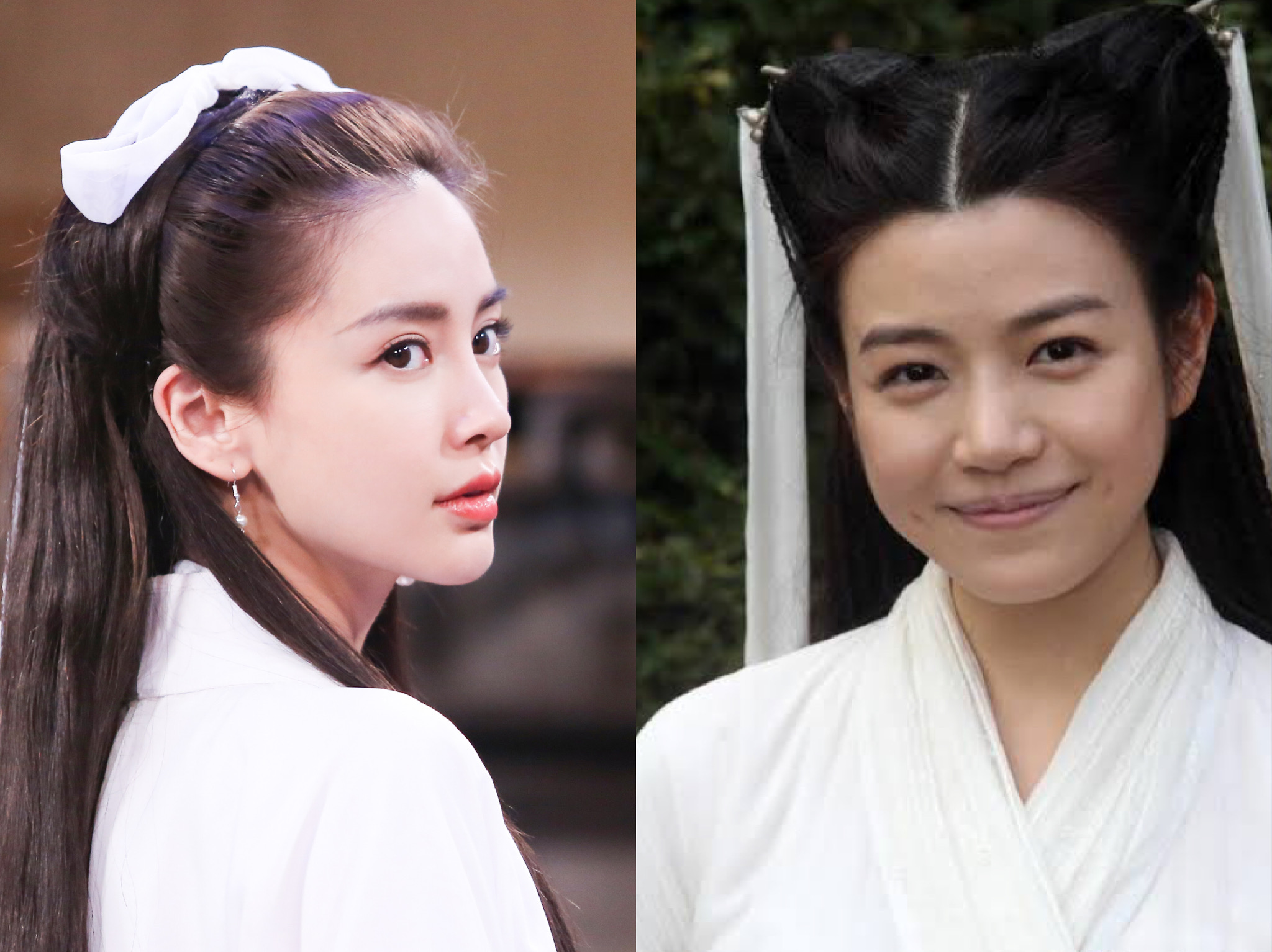 于正发微博赞Angelababy小龙女扮相 陈妍希躺枪