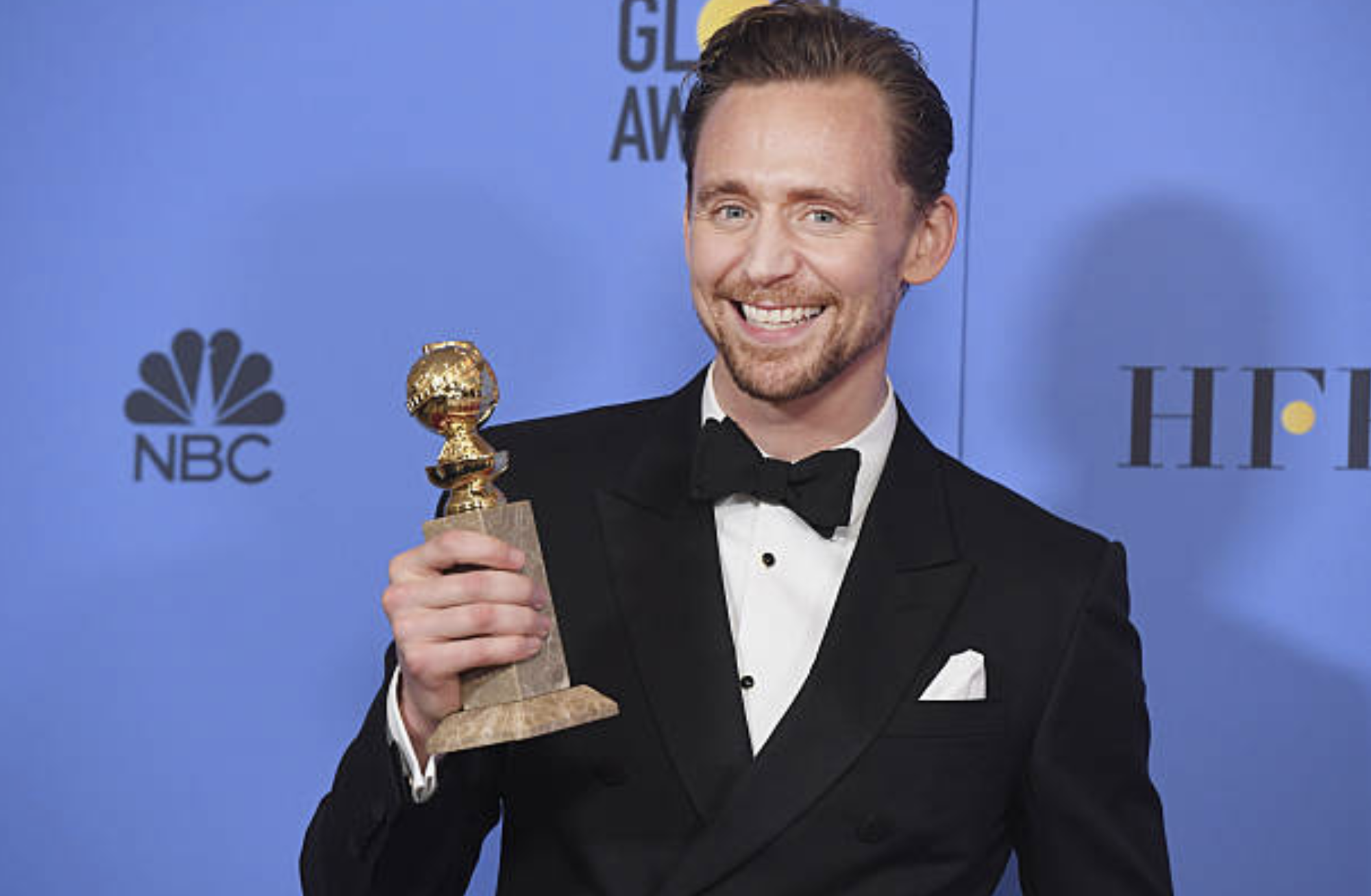 英國知名男演員湯姆·希德勒斯頓（Tom Hiddleston）