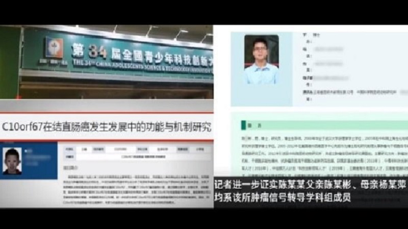 「昆明小學生研究癌症獲獎」造假風波