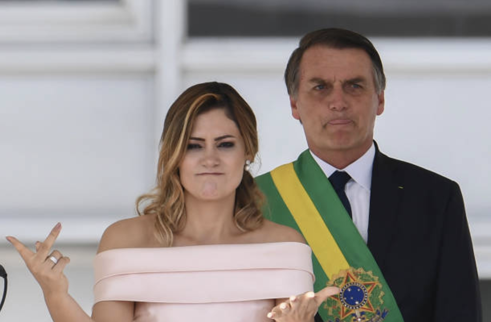巴西总统夫妇双双感染肺炎 (图片来源： EVARISTO SA/AFP via Getty Images)