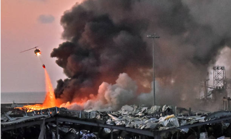 黎巴嫩首都贝鲁特发生大爆炸