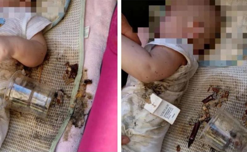 杭州女嬰被煙灰杯砸中
