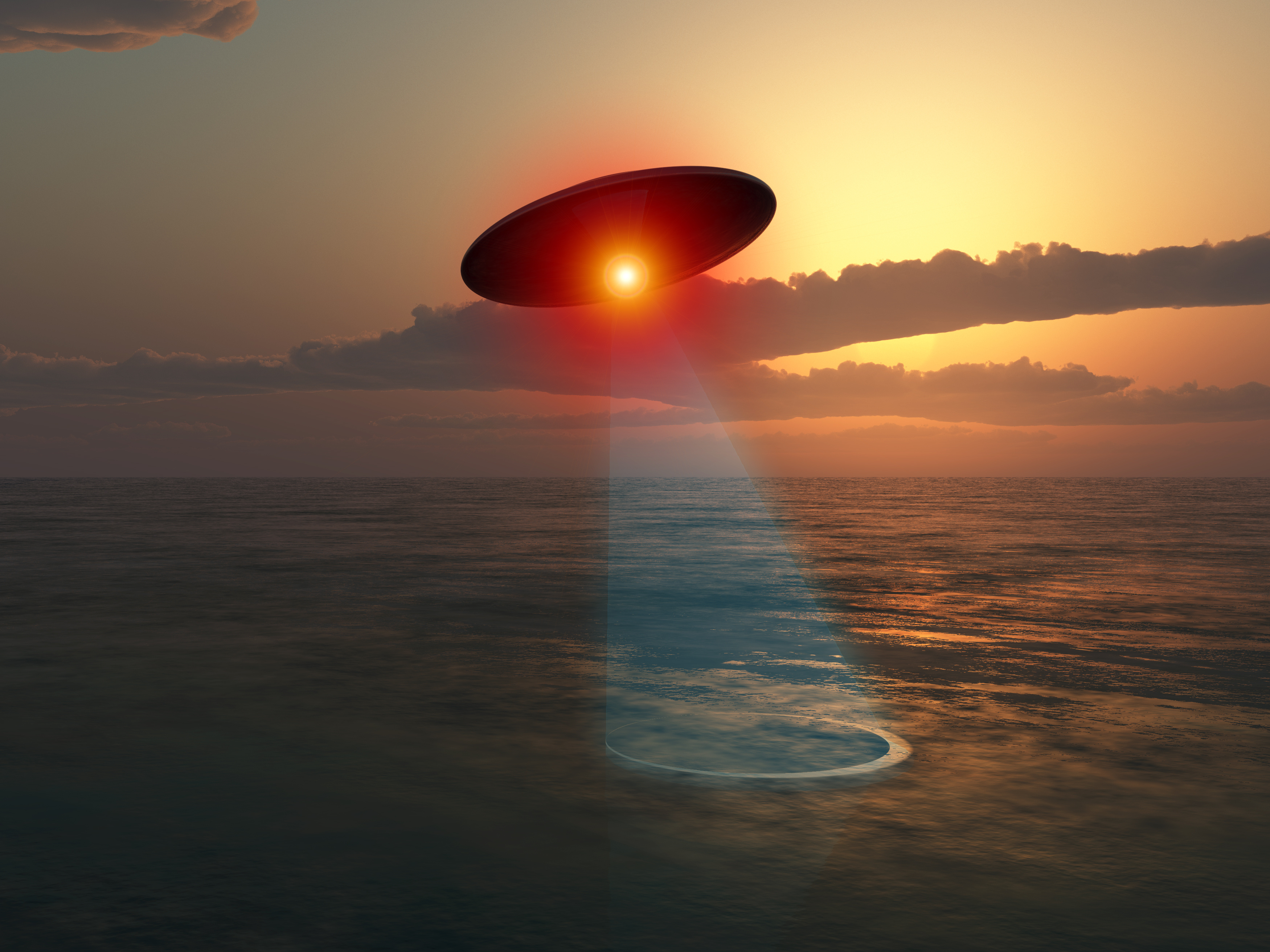 UFO喜欢隐藏在水里