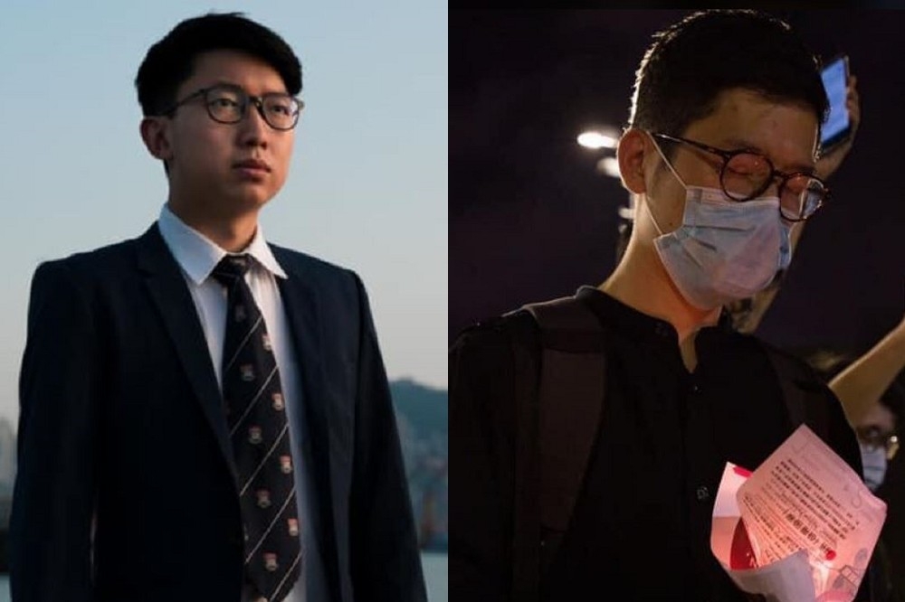 罗冠聪（右）和张昆扬（左）