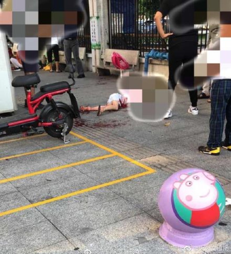 广州番禺区幼儿园附近发生伤人案