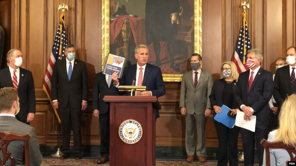 众议院少数党领袖麦卡锡（Rep. Kevin McCarthy, R-CA）