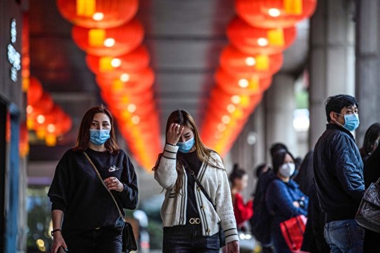 戴口罩
