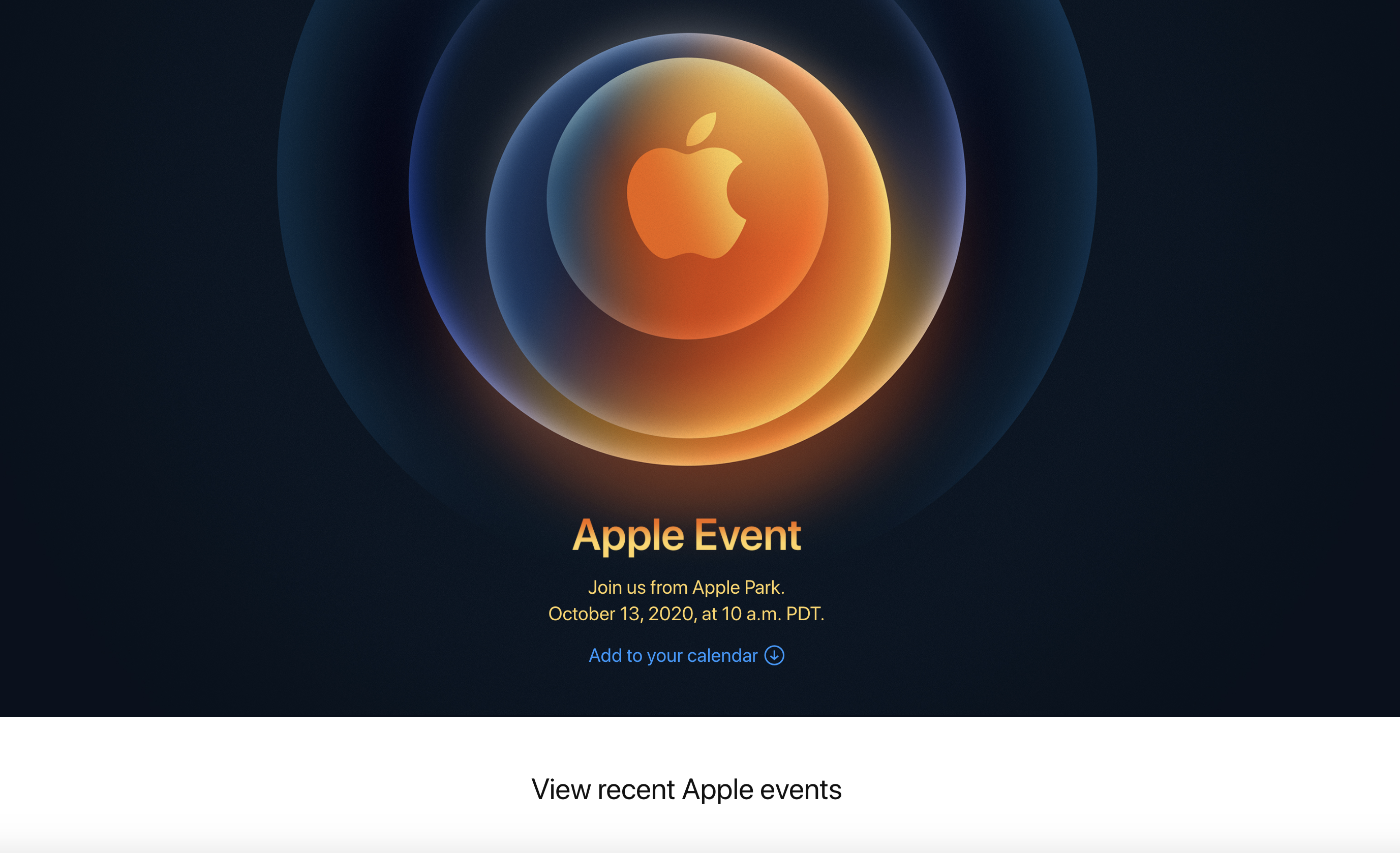 蘋果發布新消息（圖片來源：Apple官網 截圖）