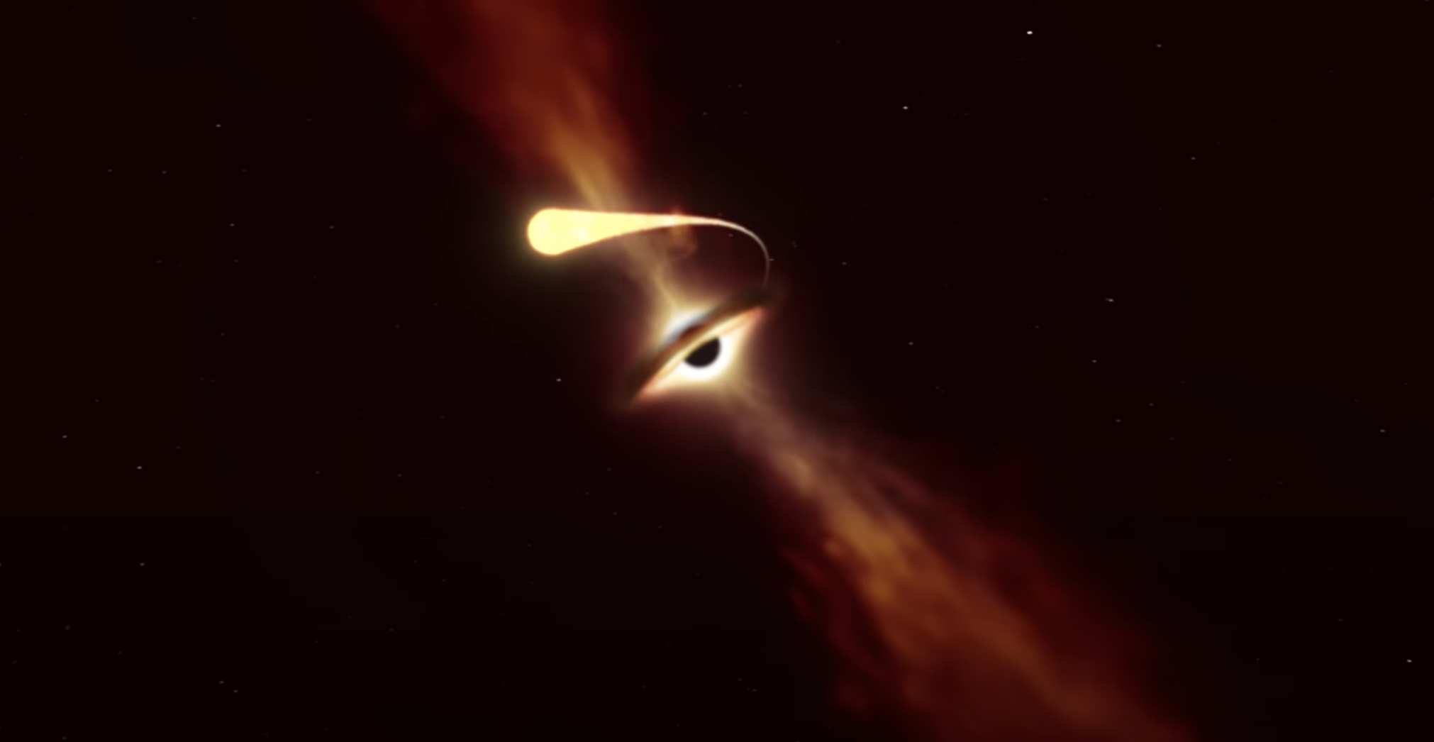黑洞吸收星体