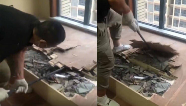 翻修发现榻榻米被填满建筑垃圾