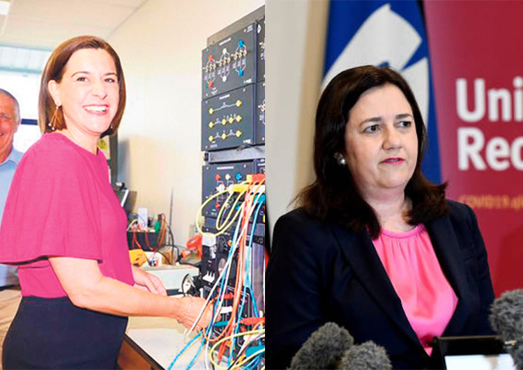 Annastacia Palaszczuk和Deb Frecklington
