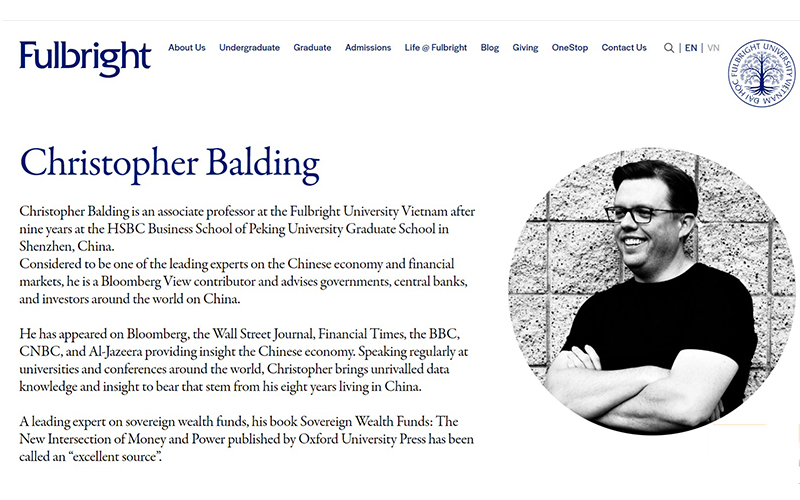 克里斯托夫．鲍尔丁（Christopher Balding）