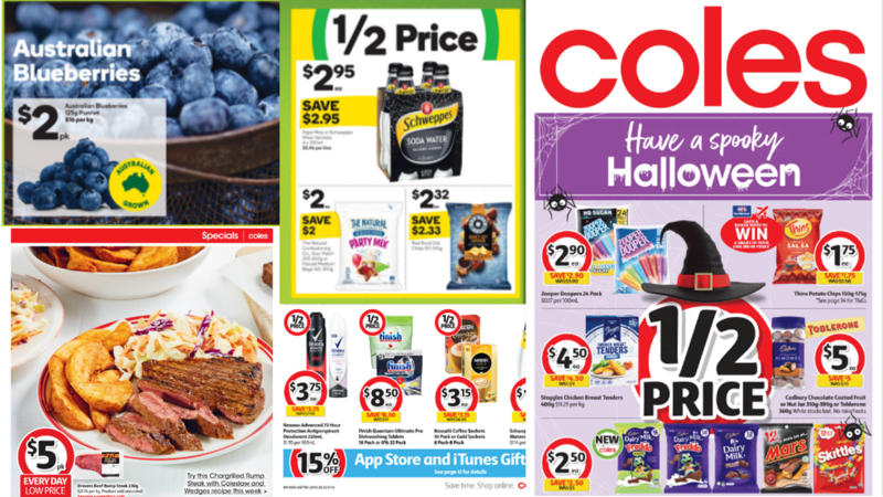 Coles、Woolworth本周半价