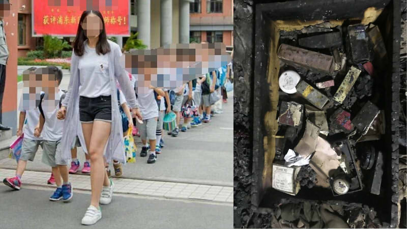 刘女士和学生&案发现场