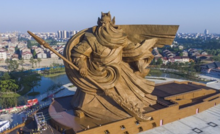 湖北荊州巨型關公雕像