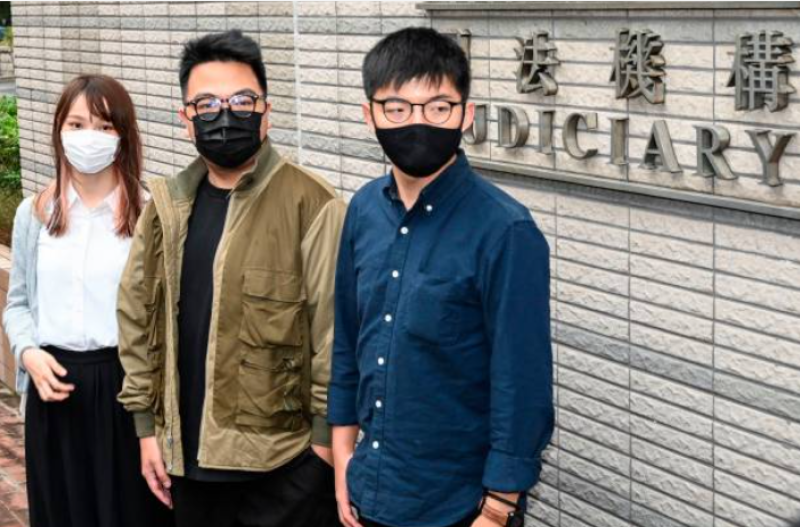 前眾志三子會見傳媒