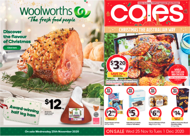 Woolworths & Coles11月25日至12月1日折扣一览