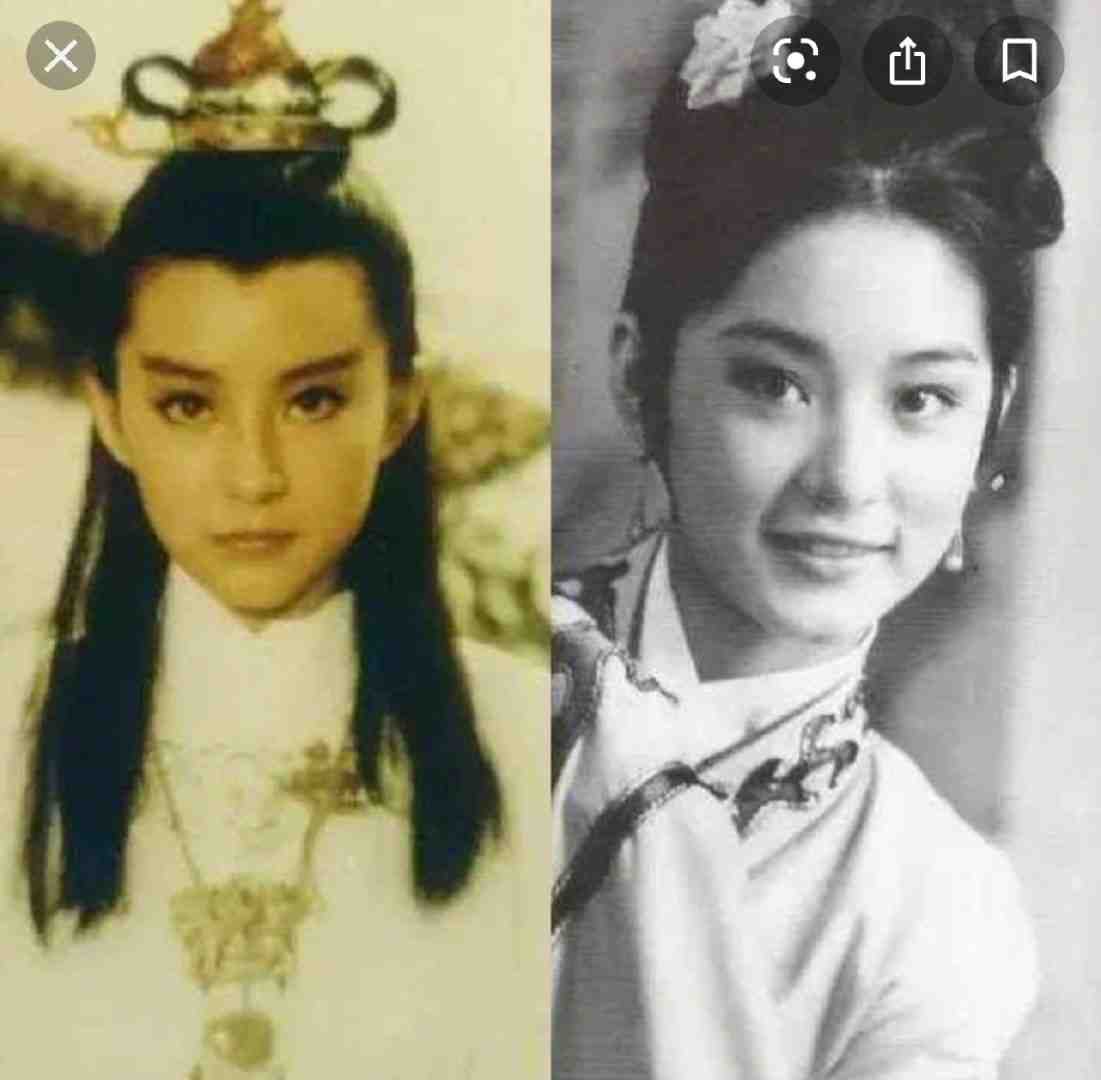 林青霞在微博分享《红楼梦》旧照