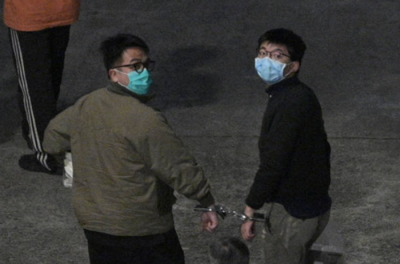 黄之锋与林朗彦