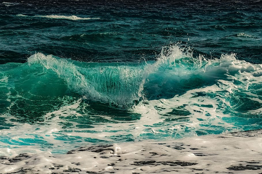 海岸 泡沫 海边 海水