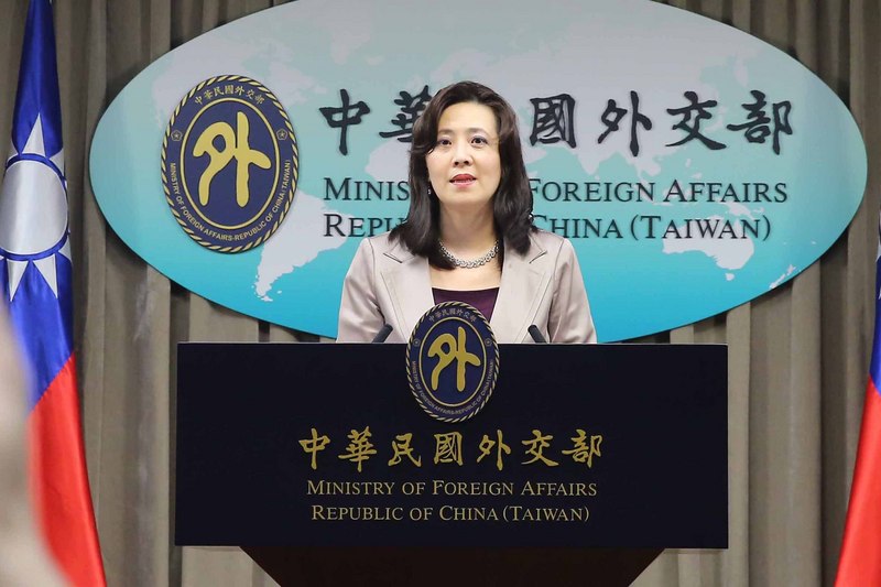 台湾外交部发言人欧江安（图片来源：中央社）