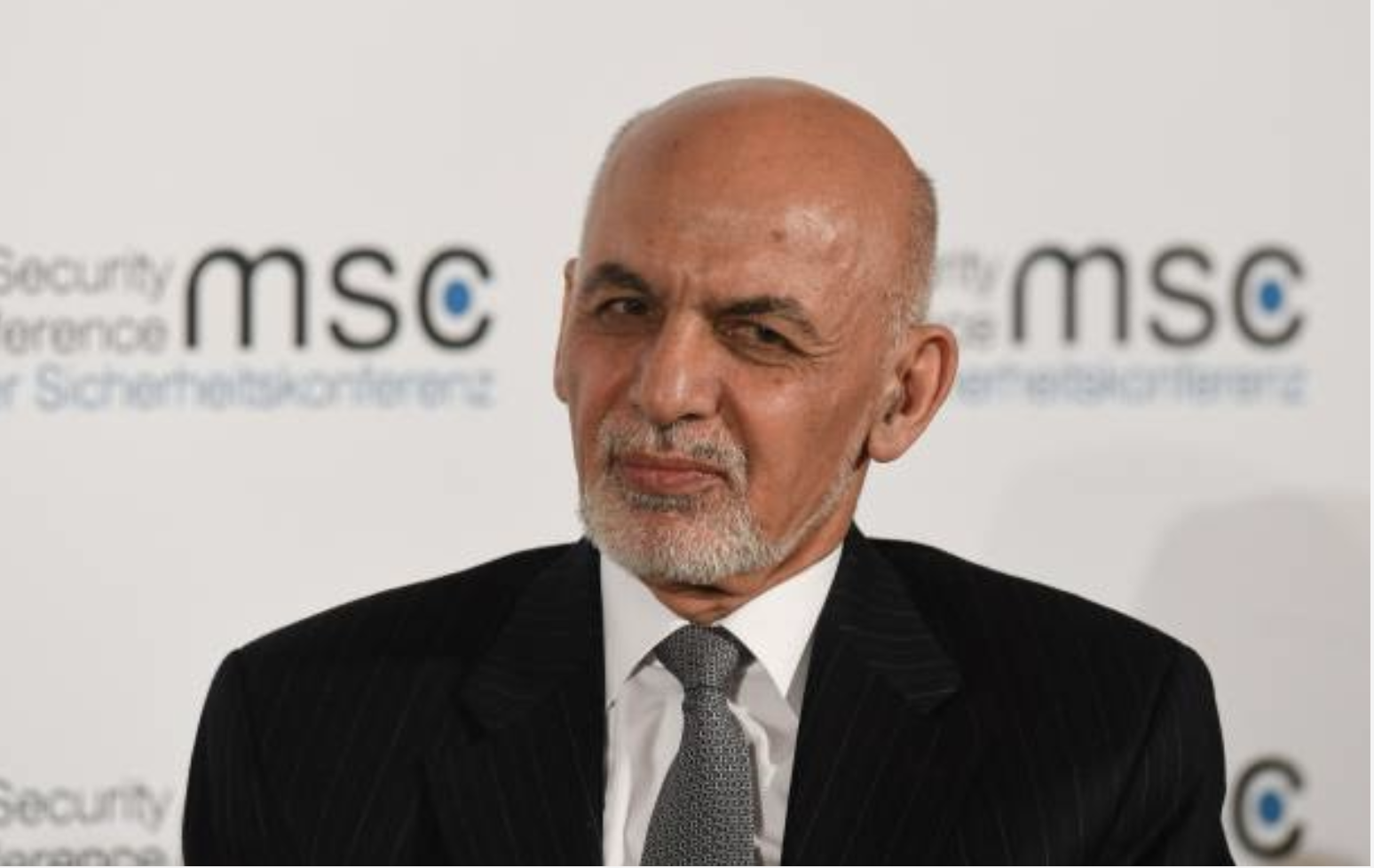 阿富汗总统加尼(Ashraf Ghani) （图片来源：CHRISTOF STACHE/AFP via Getty Images）