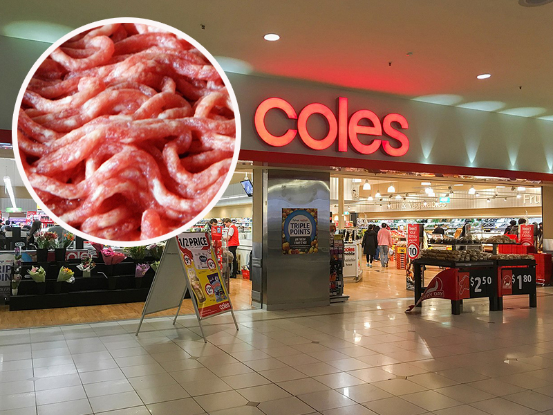 Coles牛肉馅