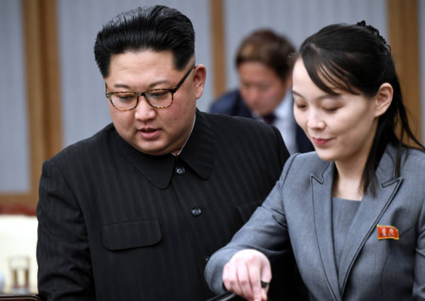 金正恩与他的妹妹金与正