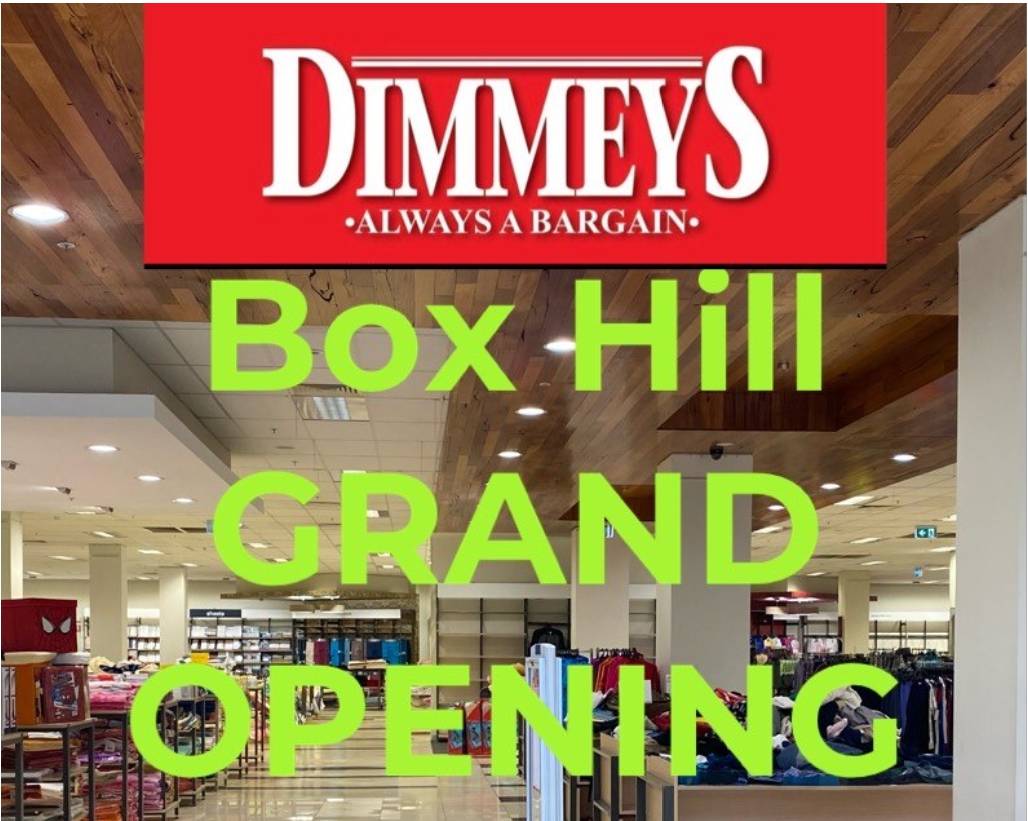Dimmeys在墨尔本华人区博士山开新店啦！