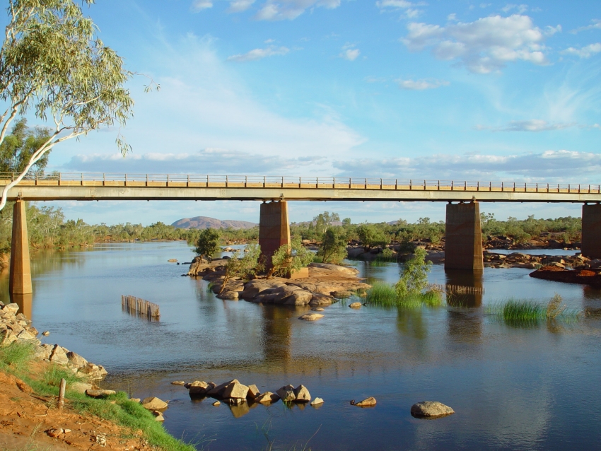 图为西澳Ashburton river