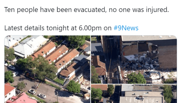 悉尼大楼坍塌