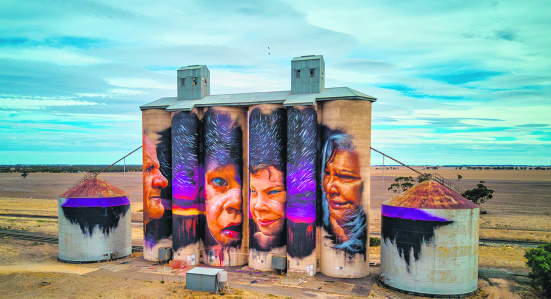 Sheep Hills Silo Art