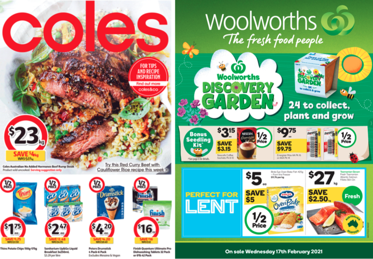 Woolworths|Coles折扣一览