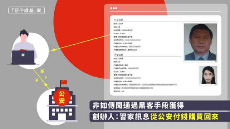 贩卖习近平女儿习明泽个资的公安已被内部处理